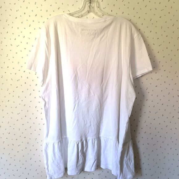 Life is Good Crusher Tee Lite New XXL Peplum Top "Easy Like Sunday Morning" - Picture 2 of 13